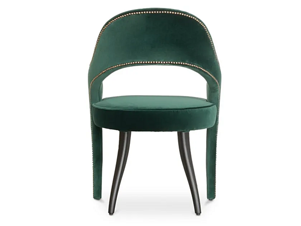 Upholstered Velvet Armchair Tellus BRABBU factory BRABBU from Italy. Foto №4