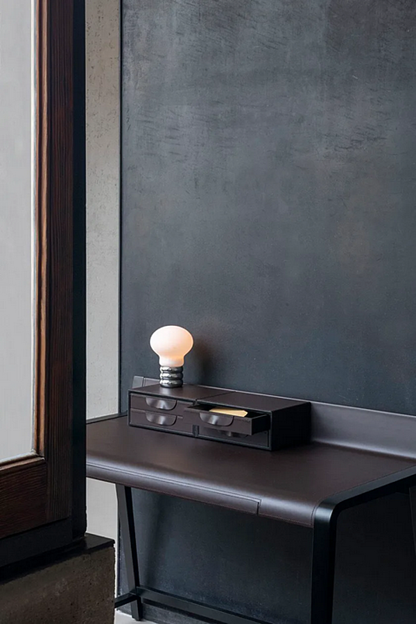 Beech Secretary Desk Linus Potocco 730 SCR 730/SCR factory POTOCCO from Italy. Foto №3