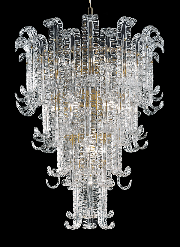 Chandelier Barovier&Toso New Felci 7242 factory Barovier&Toso from Italy. Foto №1