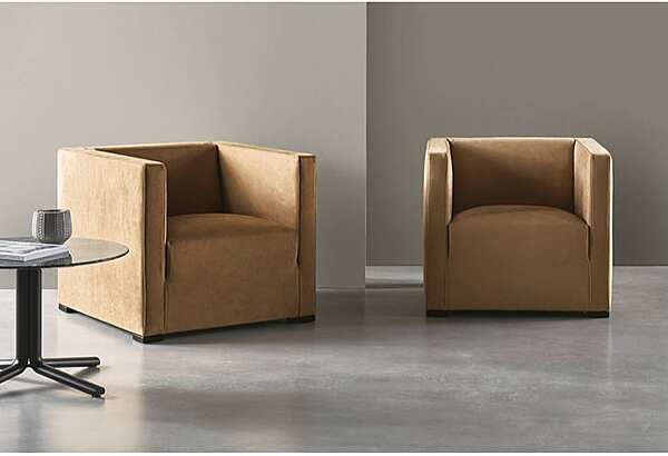 Armchair MERIDIANI (CROSTI) Belmon factory MERIDIANI (CROSTI) from Italy. Foto №4