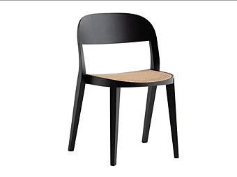 Stackable wooden chair with Vienna straw Potocco Minima 949 C 949/C