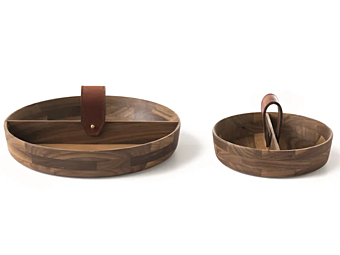 Round Walnut Tray ARTE BROTTO Selleria 03 04 SEL.03/SEL.04 Round Walnut Tray ARTE BROTTO Selleria 03 04 SEL.03/SEL.04 factory Arte Brotto from Italy