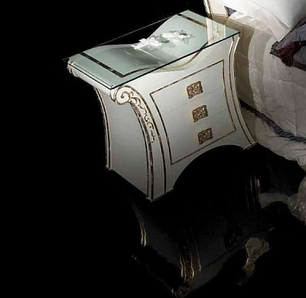Bedside table ASNAGHI INTERIORS OR652 factory ASNAGHI INTERIORS from Italy. Foto №1