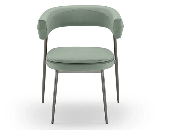 Upholstered fabric chair with armrests ZANOTTA NENA 2262 factory ZANOTTA from Italy. Foto №7