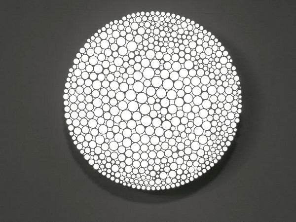 Technopolymer wall and ceiling lamp Calipso Artemide factory Artemide from Italy. Foto №4