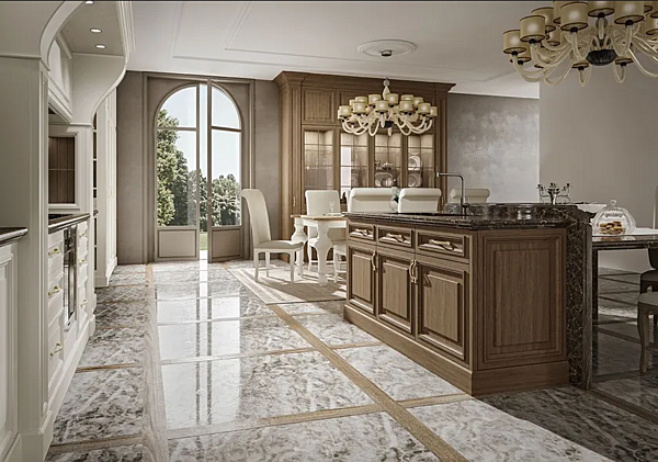 Custom Oak Kitchen Cabinet Old Line Deva factory Oldline from Italy. Foto №9