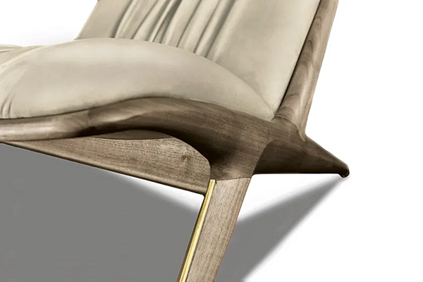 Solid Wood Lounge Chair AURORA By OPERA CONTEMPORARY factory OPERA CONTEMPORARY from Italy. Foto №4