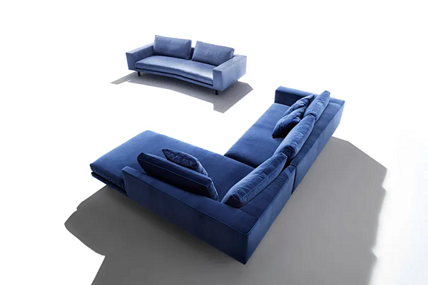 3-seater leather sofa ERBA ITALIA INNO factory ERBA ITALIA from Italy. Foto №3