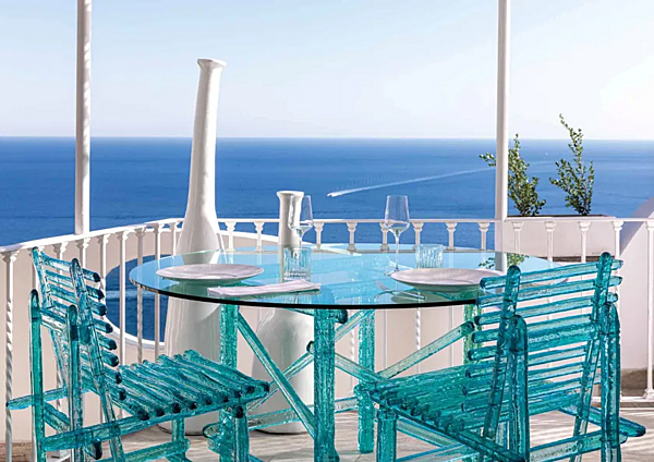 Polycarbonate outdoor chair A Mare Edra AMR010 factory EDRA from Italy. Foto №8