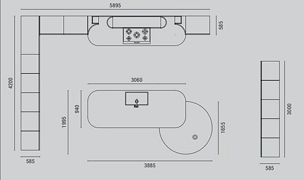 Custom Oak Kitchen by Old Line Incanto 3.0 factory Oldline from Italy. Foto №15