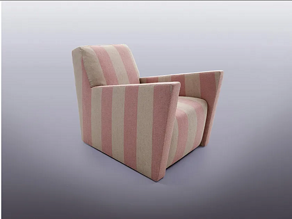 Upholstered armchair with armrests ERBA ITALIA Alternanza factory ERBA ITALIA from Italy. Foto №1