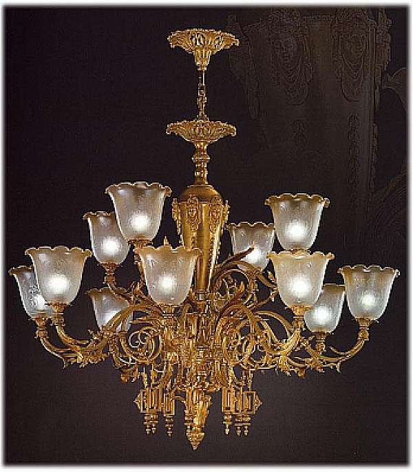 Chandelier FBAI 4400/8+4 factory FBAI from Italy. Foto №1