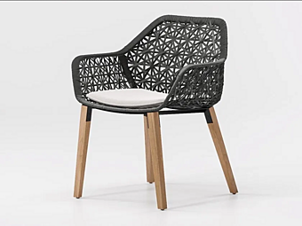 Garden chair with armrests KETTAL Maia
