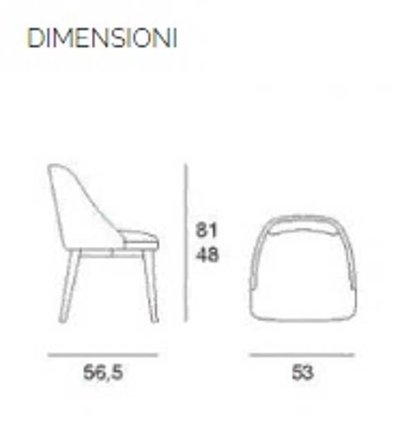 Chair PACINI & CAPPELLINI 5433 factory PACINI & CAPPELLINI from Italy. Foto №5