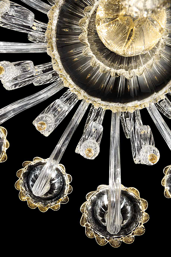 Chandelier Barovier&Toso Rabat 4513/12 factory Barovier&Toso from Italy. Foto №2