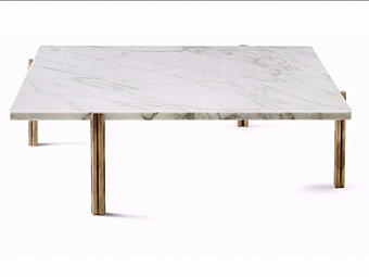 Low Square Marble Coffee Table Twelve Gallotti&Radice factory Gallotti & Radice from Italy