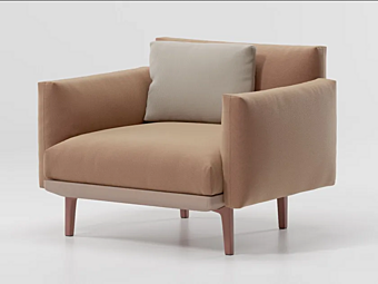 Garden armchair with armrests fabric KETTAL Boma