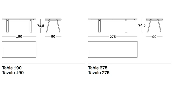 Rectangular table Ambrosiano 2322 Zanotta wood factory ZANOTTA from Italy. Foto №4