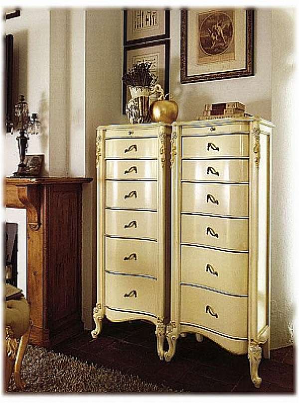 Chest of drawers VOLPI 2860 factory VOLPI from Italy. Foto №1