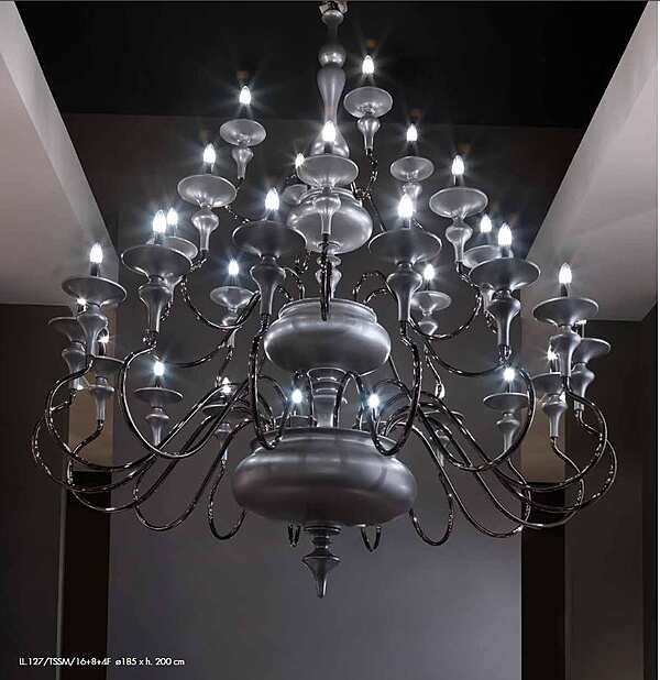 Chandelier LORENZON (F.LLI LORENZON) LL.127/TSSM/16+8+4F factory LORENZON (F.LLI LORENZON) from Italy. Foto №1