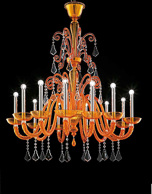 Chandelier Barovier &Toso 5555/24 factory Barovier&Toso from Italy. Foto №3