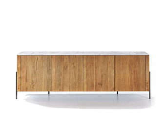 Wooden Sideboard with Doors Shell Nature Design factory NATURE DESIGN  (FRANCO MARIO) from Italy