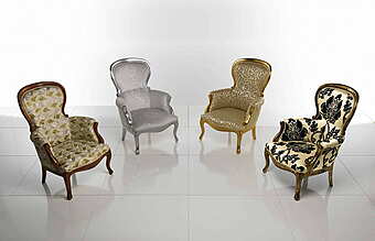 Upholstered armchair La Nonna CARPANELLI factory CARPANELLI from Italy