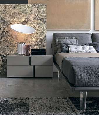 Bedside table TOMASELLA & COMPAS Comodino 2 cassetti ATHENA 2