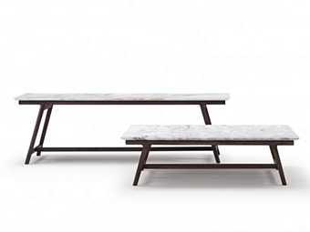 Rectangular marble coffee table Giano FLEXFORM factory FLEXFORM from Italy