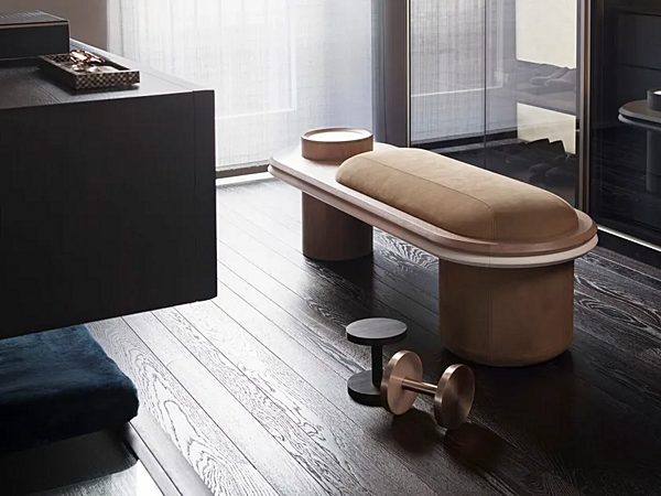 Wooden bench Liz GIORGETTI factory GIORGETTI from Italy. Foto №4