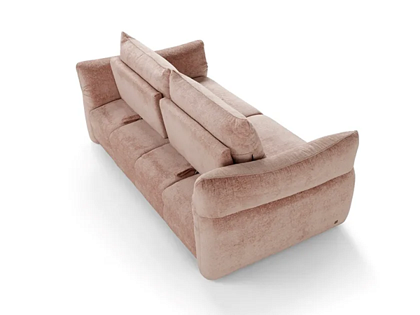 2-seater fabric sofa with soft back Marinelli Home Alba M1342 factory Marinelli Home from Italy. Foto №3