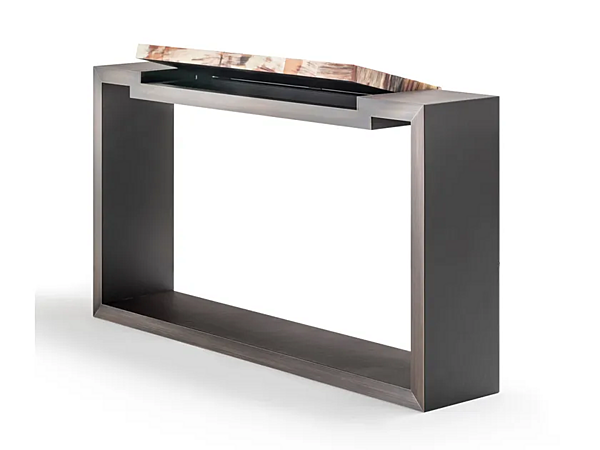 Rectangular leather console table ARCAHORN Essenziale 6020 6020 factory ARCAHORN from Italy. Foto №2