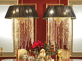 Pendant lamp in metal A.R. Arredamenti Royal Collection