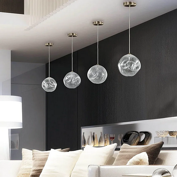 LED Pendant Lamp Handmade Murano Glass Desafinado 1 MULTIFORME SS7540-C factory MULTIFORME from Italy. Foto №3