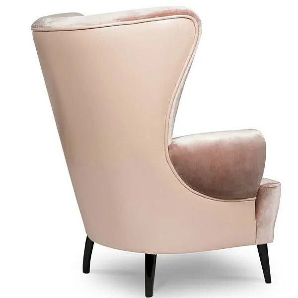 Velvet armchair with armrests BRABBU Clerk factory BRABBU from Italy. Foto №4