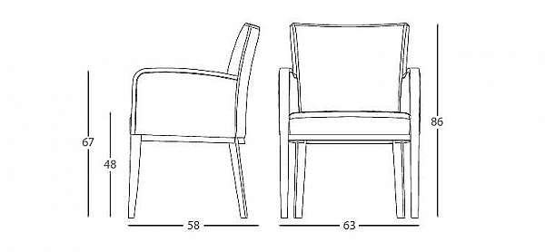 Armchair MONTBEL 00931 factory MONTBEL from Italy. Foto №2