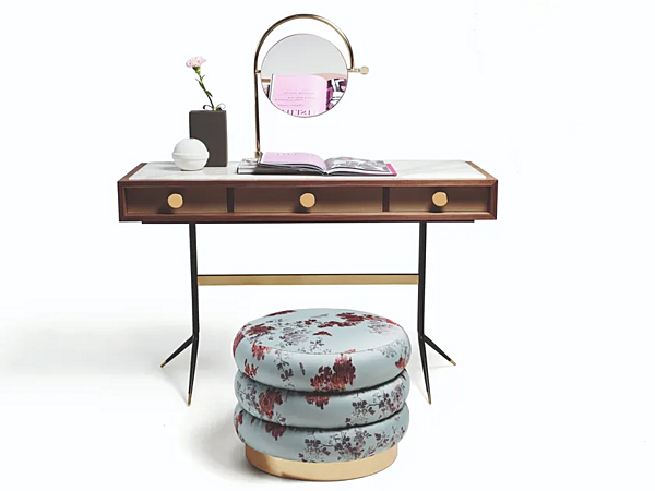 Walnut dressing table 1500 VIBIEFFE Swing collection factory VIBIEFFE from Italy. Foto №1