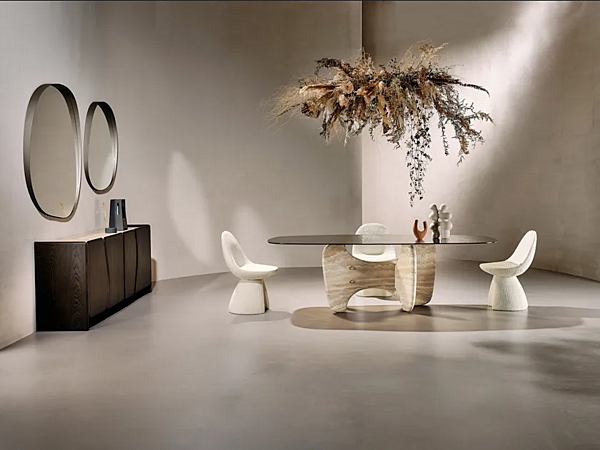 Upholstered chair with soft back Nature Design Franco Mario Nest factory NATURE DESIGN  (FRANCO MARIO) from Italy. Foto №9