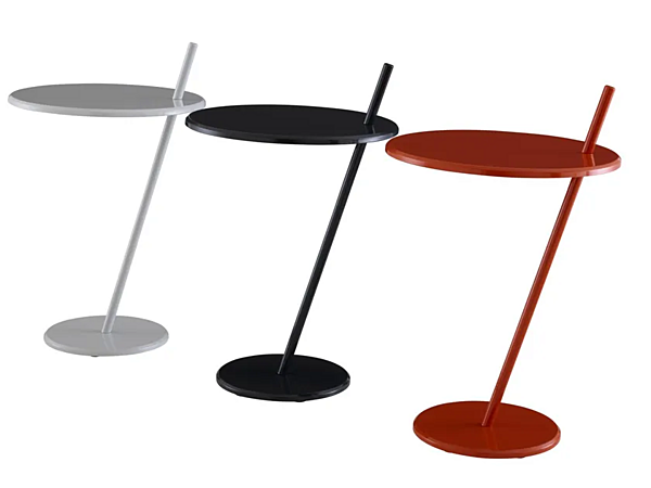 Round steel side table Good Evening LIGNE ROSET 19980500/01/02 factory LIGNE ROSET from Italy. Foto №2