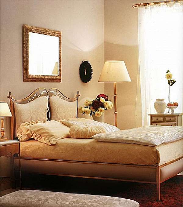 Bed CORTE ZARI Art. 876-L 01 factory CORTE ZARI from Italy. Foto №1