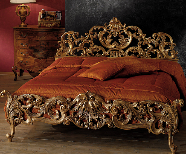 Bed STILE LEGNO 9050.200 factory STILE LEGNO from Italy. Foto №1