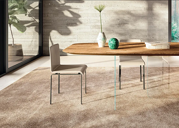 Barrel Shaped Wood and Glass Table Air Soft LAGO 2210W 2210W factory LAGO from Italy. Foto №2