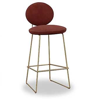 Stool Gemma Baxter Leather factory BAXTER from Italy