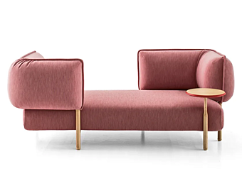 2-Seater Fabric Sofa Tender Vis a Vis Moroso factory Moroso from Italy