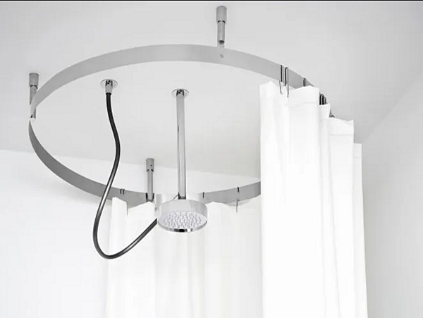 Shower Arm Square AGAPE Stainless Steel factory Agape from Italy. Foto №1