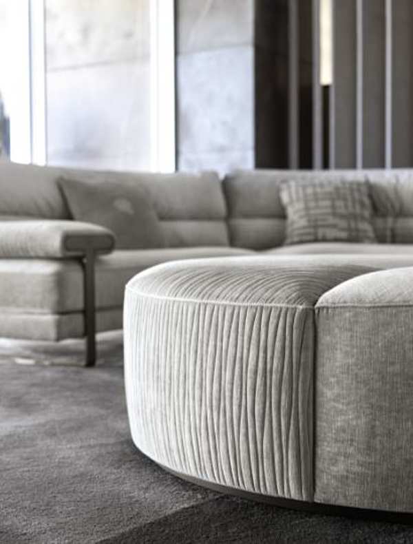 Pouffe GIORGIO COLLECTION Mirage Round factory GIORGIO COLLECTION from Italy. Foto №3