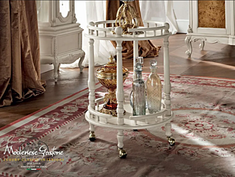 Solid Wood Kitchen Trolley Modenese Luxury Interiors 12661 factory MODENESE GASTONE from Italy