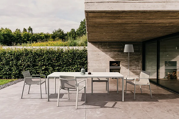 Stackable fabric easy chair KETTAL Park Life factory KETTAL from Italy. Foto №5