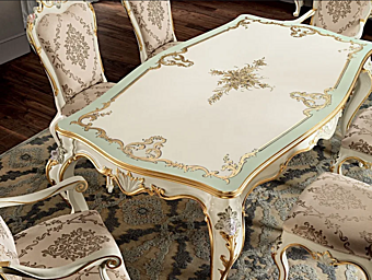 Rectangular wooden table Modenese Luxury Interiors 11111 factory MODENESE GASTONE from Italy