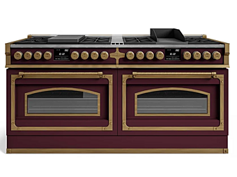 Professional Gas Cooker Officine Gullo Fiorentina 2OGG366FC 2OGG366FC factory Officine Gullo from Italy